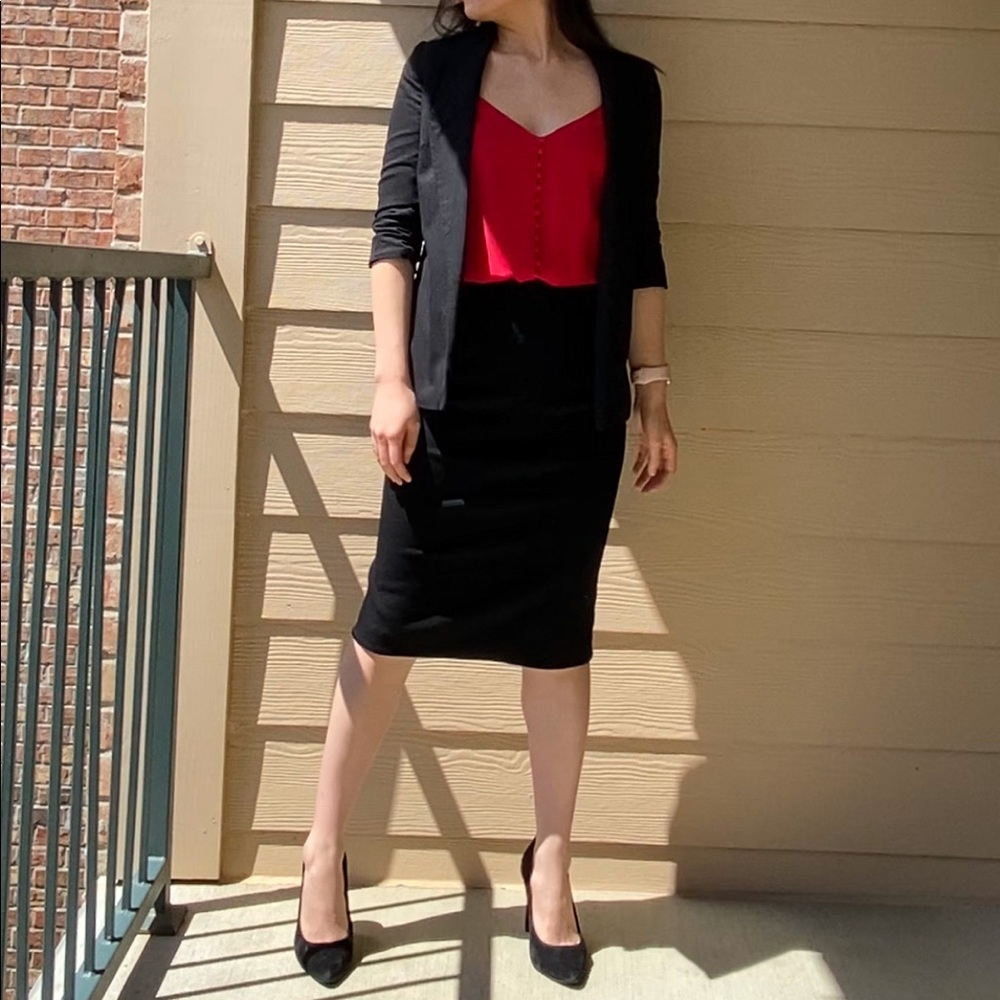 Silence + Noise Black Blazer XS